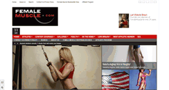 Desktop Screenshot of femalemuscle.com