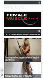 Mobile Screenshot of femalemuscle.com